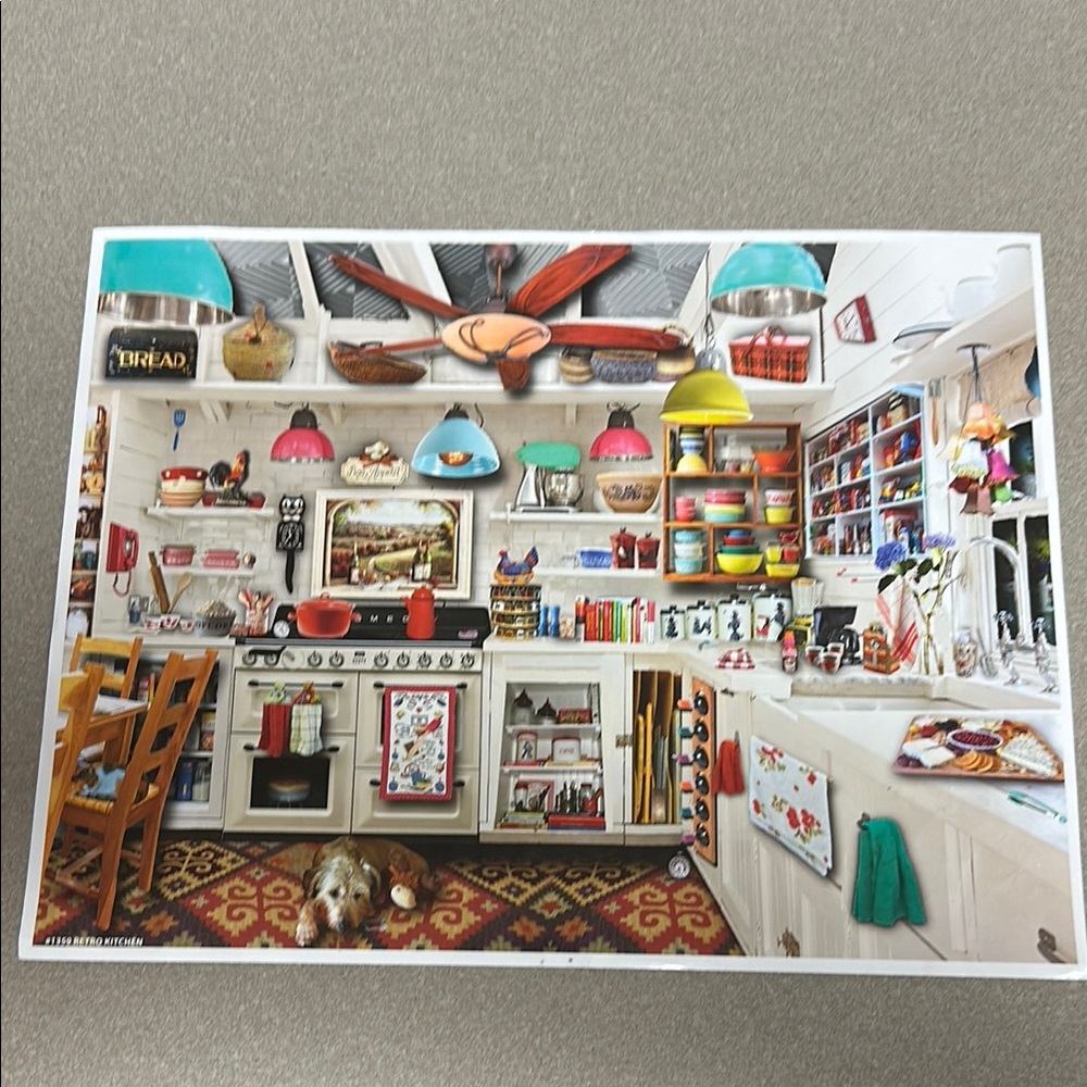 White Mountain 1,000 piece seek and find puzzle 24”x36” - Picture 5 of 12